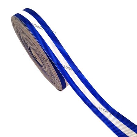 BLUE/WHITE/BLUE Neck Medal Ribbon