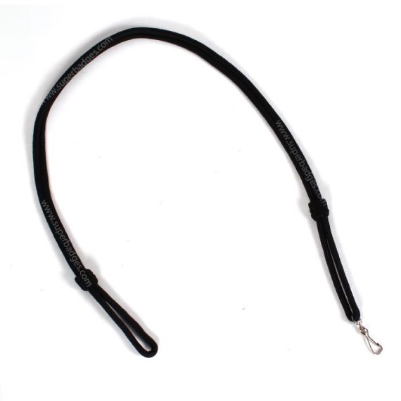Black Lanyard Whistle Cord