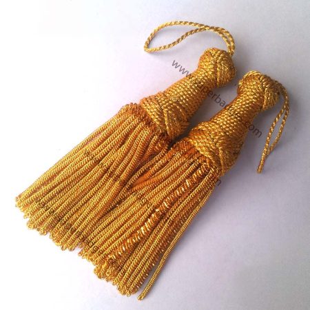 Metallic Bullion Fringe Tassel