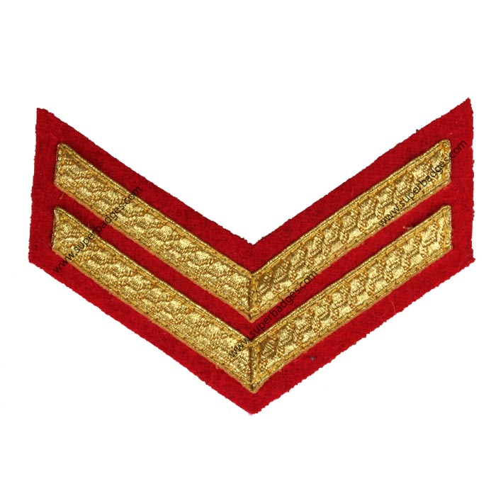 Military Shoulder Insignia Chevron - Super Badge Works