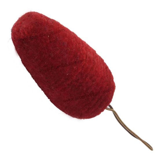 Red Plume Hackle For Beret Hats