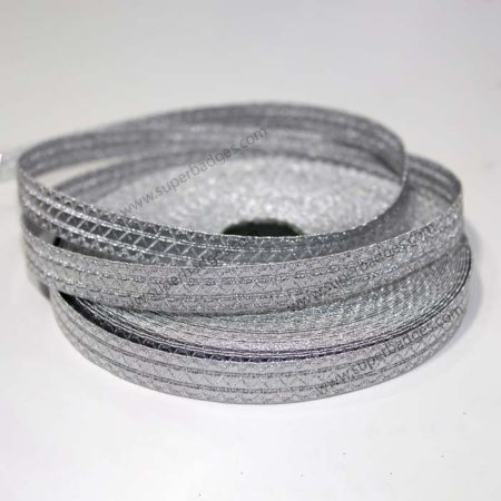 Silver 15mm Mylar Braid Lace Trim