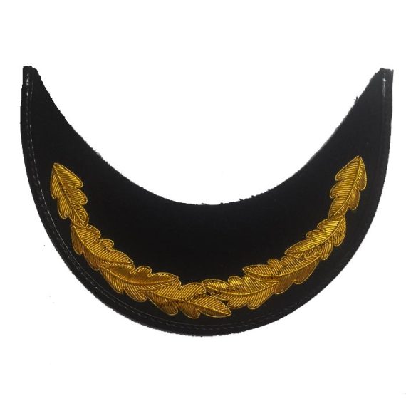 Single Row Oak Leaf Peak Visor