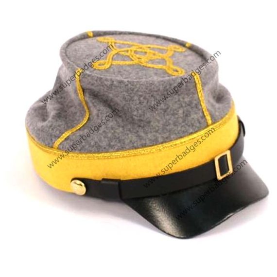 Confederate Officers Cavalry Kepi Cap