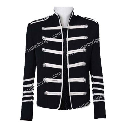 Military Black Hussar Jacket
