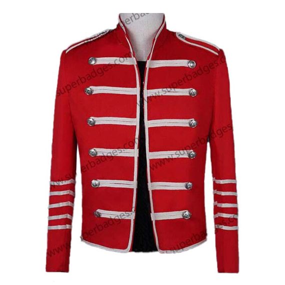 Military Red Hussar Jacket