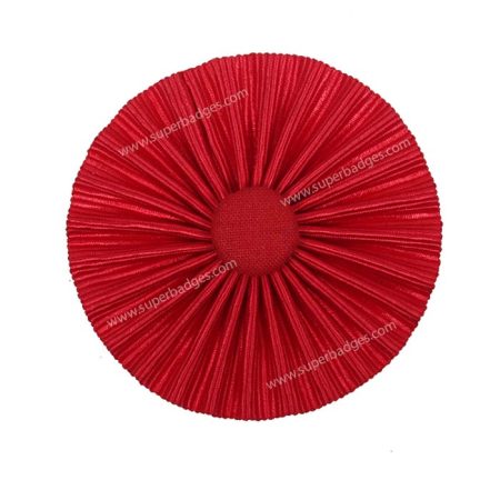 Red Masonic Rosette With Red Button
