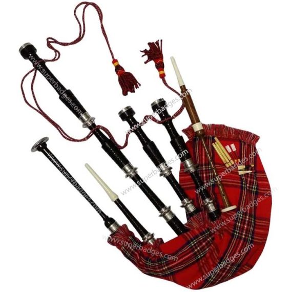 Scottish Black Finish Highland Bagpipes
